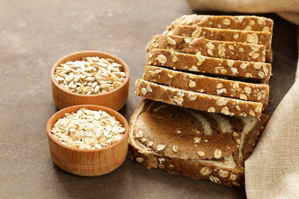 Alimentos ricos em carboidratos: pão integral